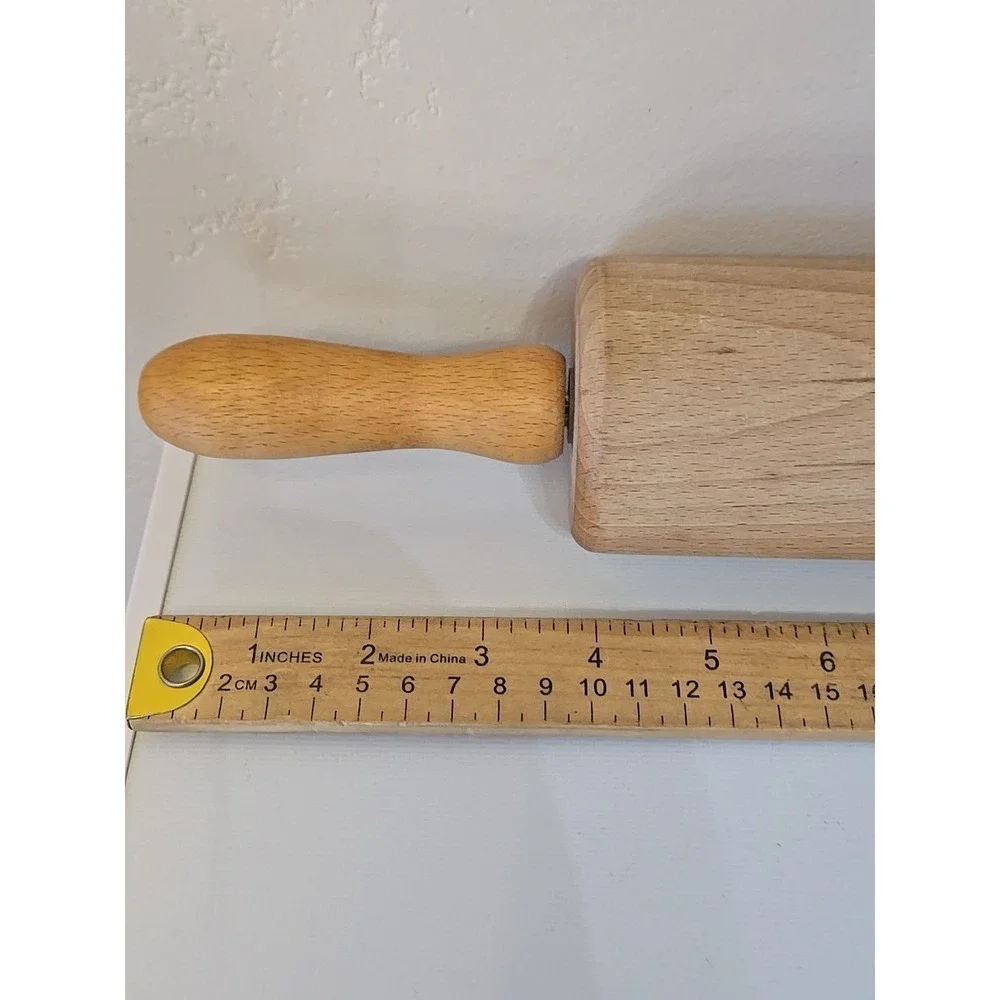 Vtg Danish Wood Rolling Pin 15